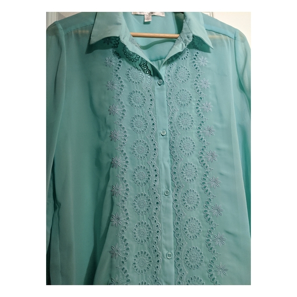 Sheer Lauren Conrad Blouse. - Picture 4 of 4